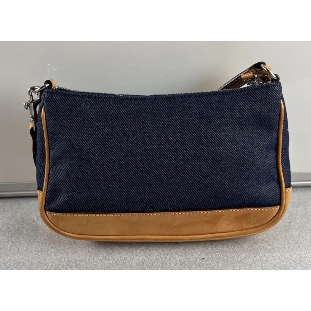 Coach Pouch Denim 7594 Women's Clutch Bag, small - Picture 2 of 7